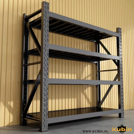 Regał magazynowy garażowy Aura 200x200x60 do spiżarni, garażu, magazynu, piwnicy