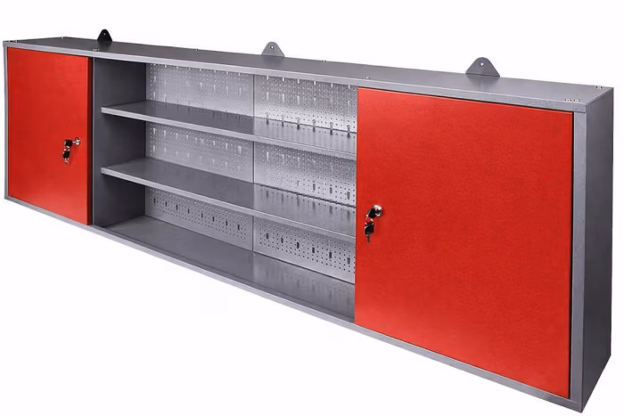 Szafka metalowa wisząca naścienna Vero 160cm do warsztatu garażu - obrazek 1