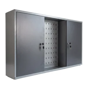 Szafka metalowa naścienna Nero czarna: 120 x 20 x 60 (cm)